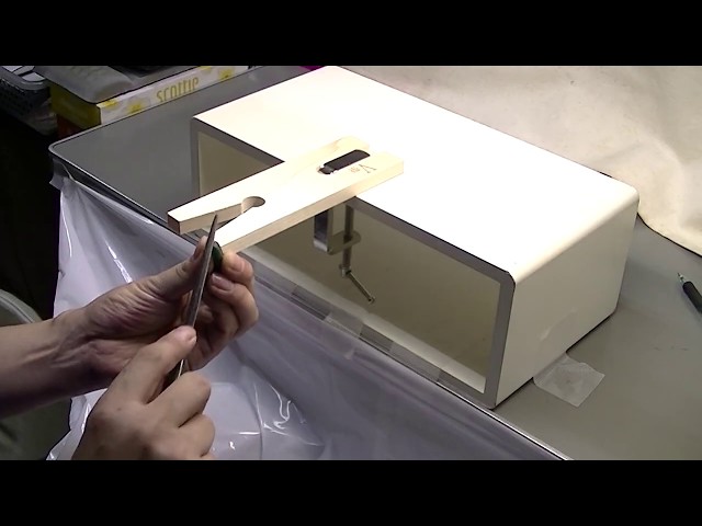 彫金台　彫金机　作業台 グレー　リメイク品　すり板 彫金机が無くても作業できる！彫金やアクセサリー作りにすり板【V