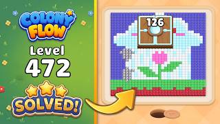 Colony Flow! - Level 472 Walkthrough 🧩 | Solution & Gameplay (ABI GAMES) 🐜