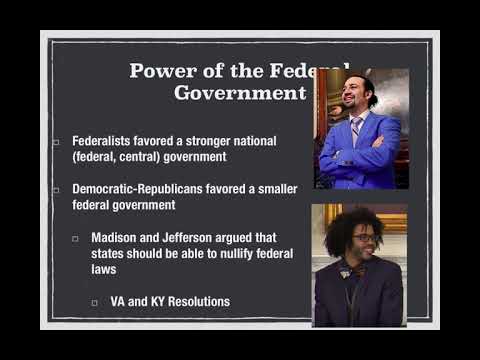 US Regents Review: Video #10: Hamilton’s Economic Plan & The First Party System