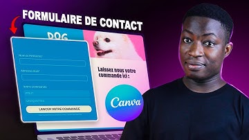 (NOUVEAU) Ajouter un FORMULAIRE de Contact à votre Site Web Canva | Créer un site web avec Canva