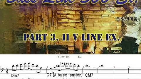 Fusion Bass Line 300 Part.3 Jazz II V for Bass [Ex.13  Altered tension (in G7)]