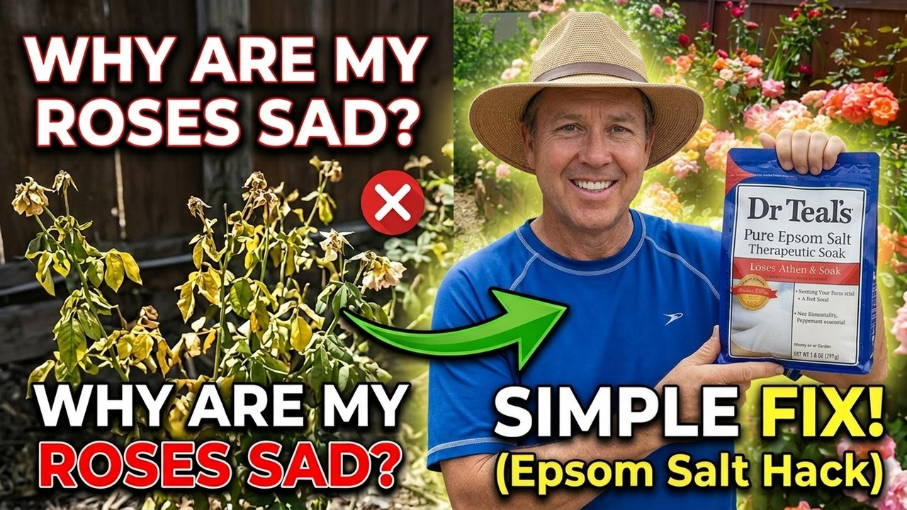 Happy Roses Vs Sad Roses Why Are My Roses Sad? Try This Simple Fix! - YouTube