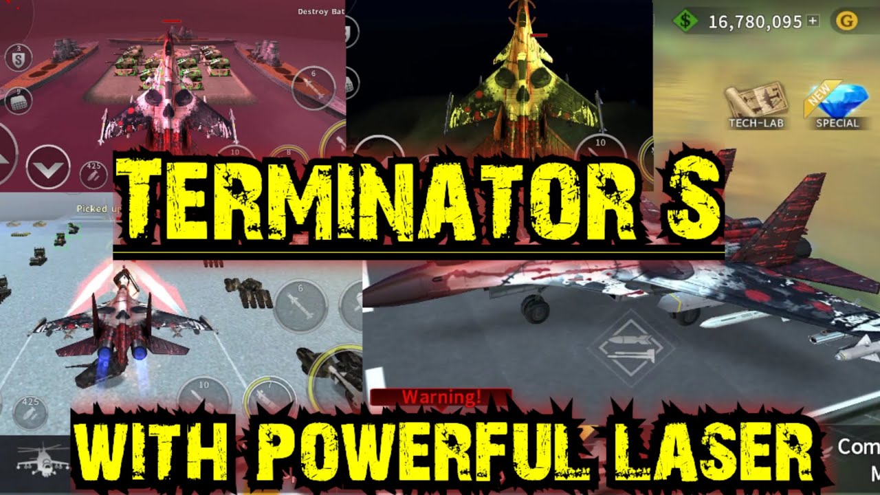 Gunship Battle - Terminator S with powerful laser gun 