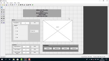 Cara Membuat SIMULASI PELURU Menggunakan APLIKASI GUIDE MATLAB
