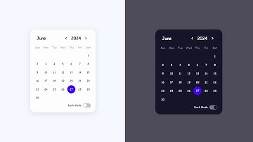 Build a Calendar App with HTML CSS and JavaScript