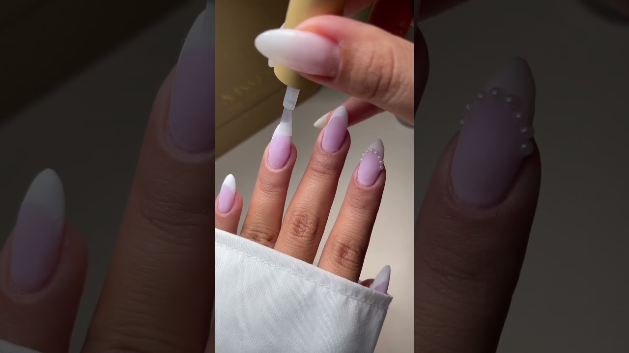 Pearl French Nail Tutorial ✨