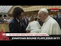 Actor and director of “The Chosen” meet Pope Francis at the Vatican