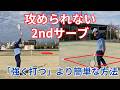 攻められない2ndサーブ習得法④・バックを狙う