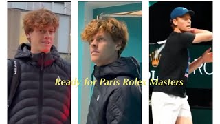 Jannik Sinner Arrives in Paris! 🇫🇷🔥 Training Hard for Rolex Paris Masters 2025