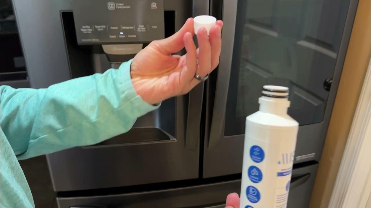 How to Replace Your Water Filter in LG Refrigerator Mist LT1000P Water Filter Replacement