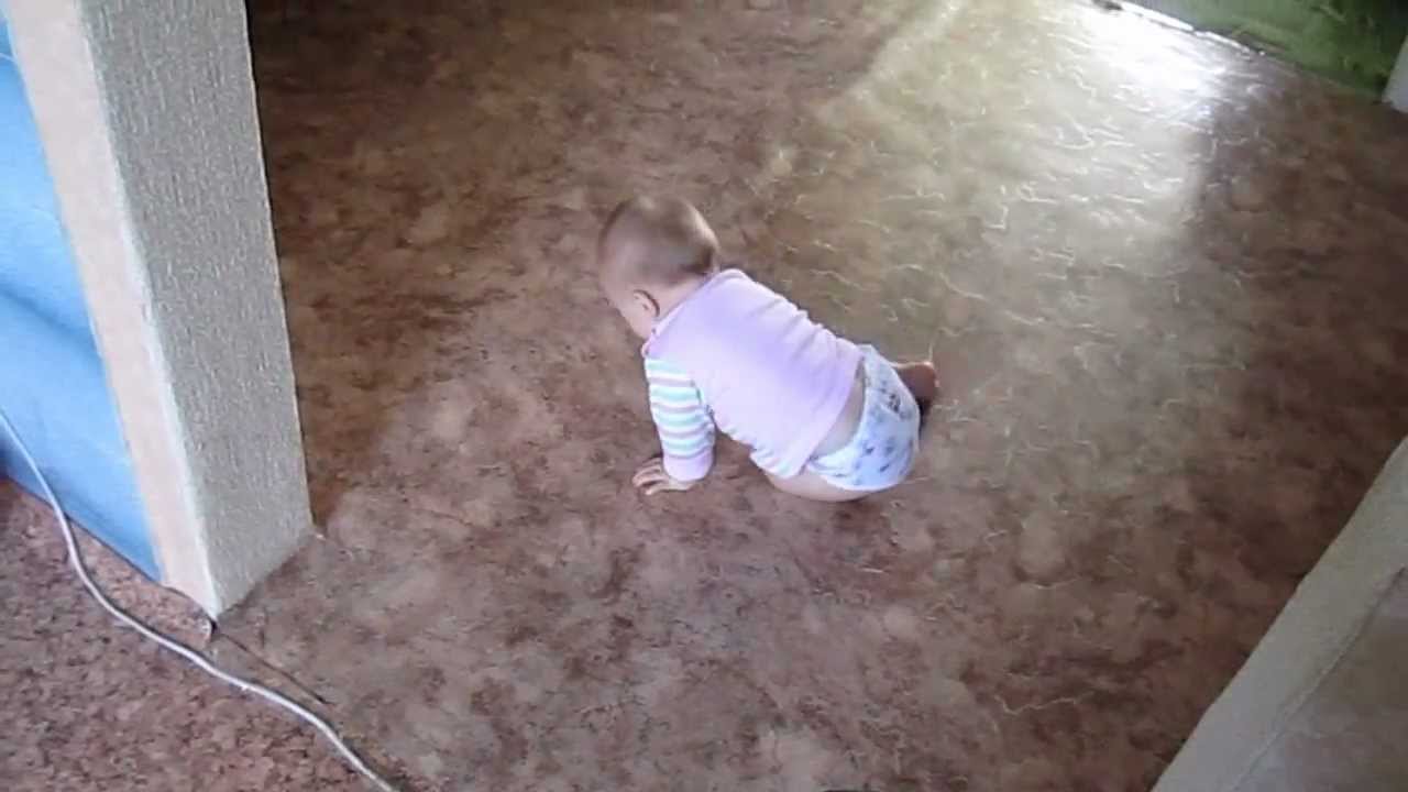 Нижний брейк! Дина, 9 месяцев - YouTube