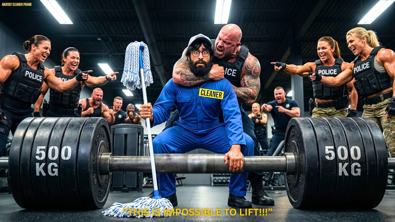 The Gym Went SILENT When Anatoly Walked In With His 32KG Mop!!! | Anatoly Gym Pranks