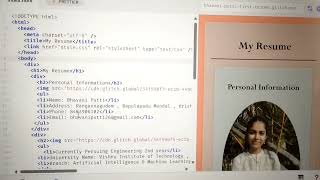 creating a webpage using glitch.com