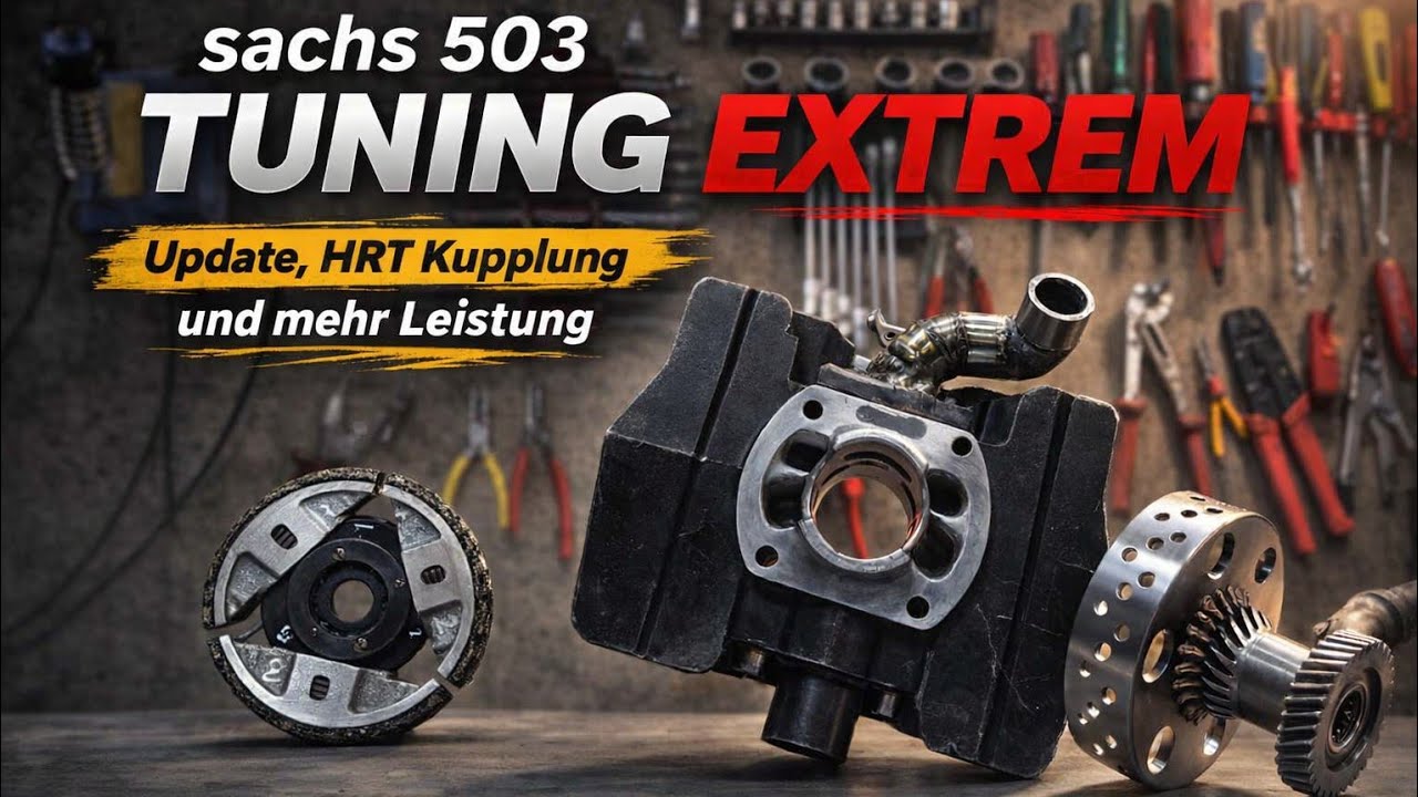 Sachs 503 tuning extrem, Hrt Kupplung und mehr Leistung 