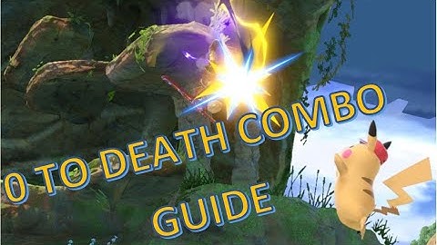 Bair Upair Thunder 0 to death guide | Smash Bros Ultimate Pikachu combo tutorial