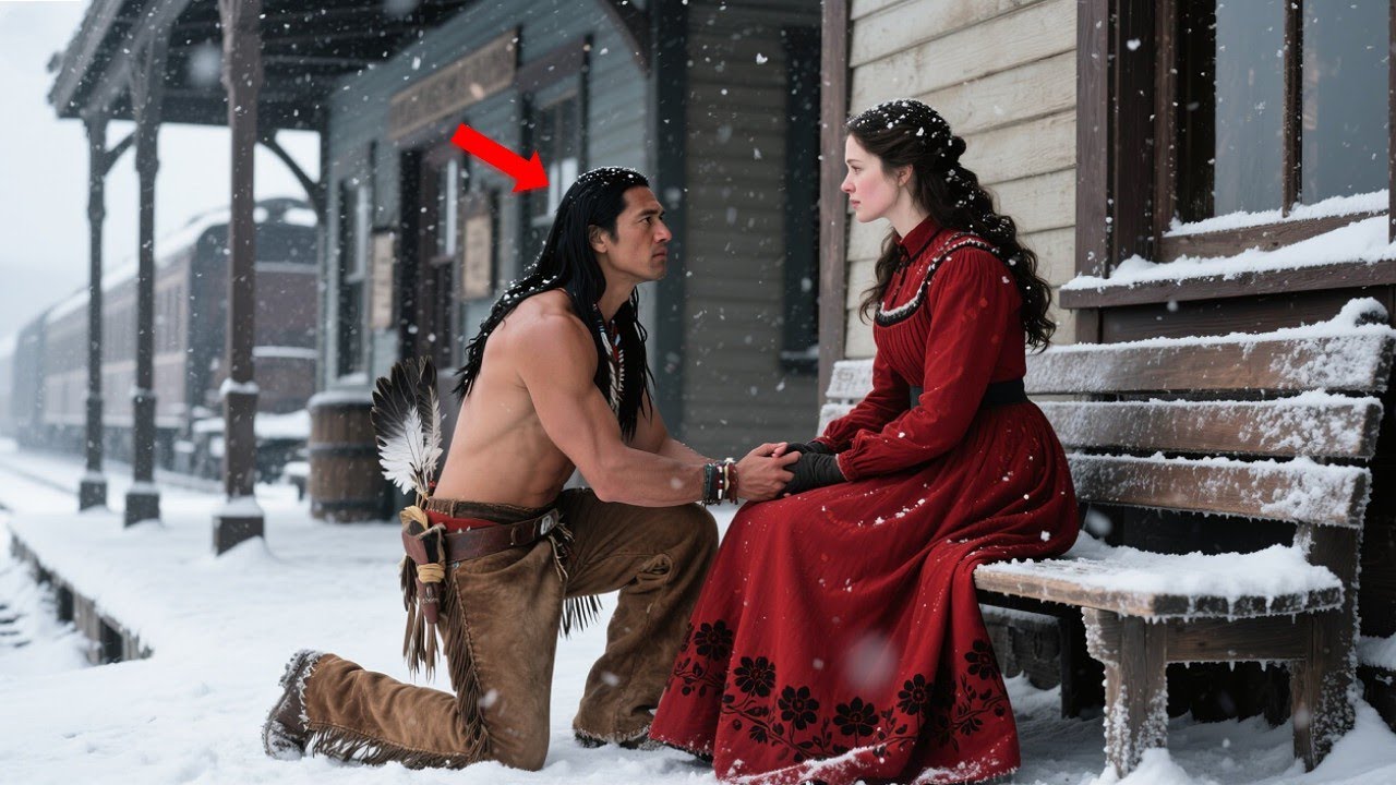 “You’re Coming With Me”, A Massive Apache Found a Settler Woman at the Station and Took Her Home