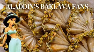 Homemade Baklava Fans - Aladdin | Bake w/ Me Disney Inspired Recipes
