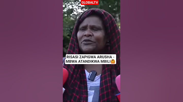 😭RISASI ZAPIGWA ARUSHA - MBWA ATANDIKWA MBILI🙆🖤 #breaking #globaltv #arusha #risasi