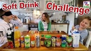 SOFT DRINK JUICE CHALLENGE | Ash vs Max | Curdled milk as punishment | TipTapTube screenshot 4