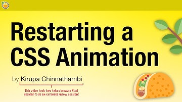 Restarting a CSS Animation