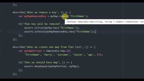 Immutable - Map - Remove