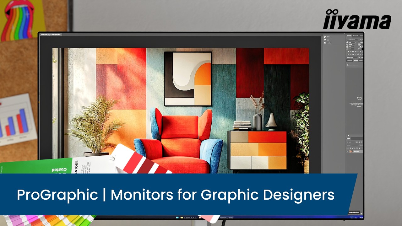 iiyama ProGraphic 4K Monitor for Designers, Photographers & Video Editors | Pantone Validated