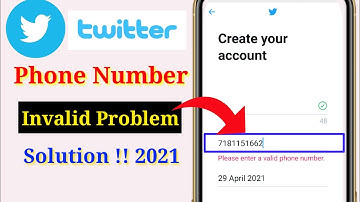 How to fix invalid phone number in Twitter account 2021 ?? Mobile number invalid problem on Twitter