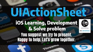 How To Create Uiactionsheet In Swift Ios Ios Development