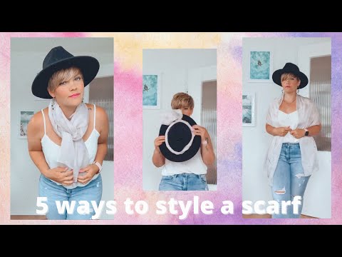 How to style a silk scarf 5 ways
