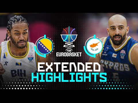 Bosnia and Herzegovina 🇧🇦 vs Cyprus 🇨🇾 | Extended Highlights | FIBA EuroBasket 2025