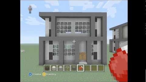 Minecraft Lets Build: 15X15 Modern House!!! #1 PART 2