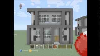 Minecraft Lets Build: 15X15 Modern House!!! #1 PART 2