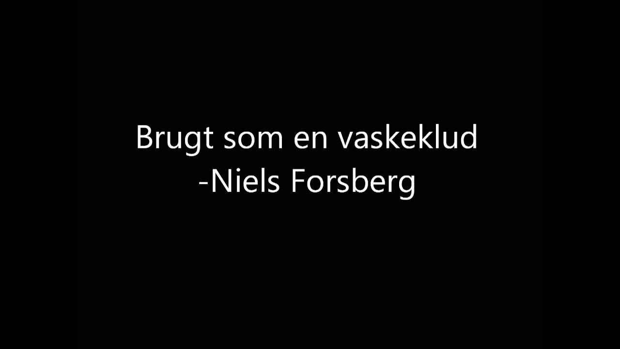 Brugt som en vaskeklud (Smuk som et stjerneskud) - Niels Forsberg