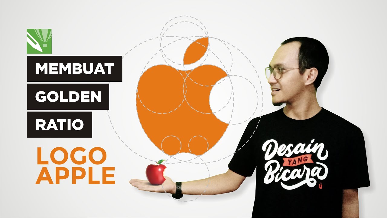 TUTORIAL MEMBUAT LOGO  APPLE DENGAN GOLDEN RATIO DI  