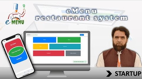 eMenu Restaurant System | FYP | FinalYearProject | startup | DigitalOrderingSystem |Dr.Shahid latif