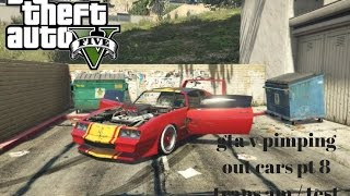 Grand Theft Auto V pimping out cars pt8 trans am / test drive
