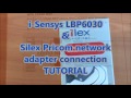 How to Setup Canon LBP6030 to WiFi using Network Print Server - SILEX Pricom network print server