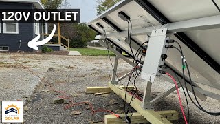 Plugging Solar Panels Directly Into An Outlet | Surprising Results