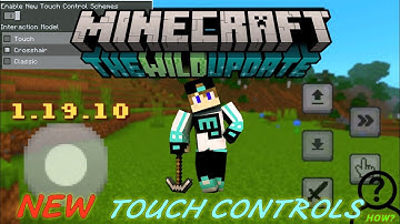 How to enable new touch controls in Minecraft 1.19.10//Enable new touch controls in Minecraft mcpe.