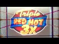 Triple Red Hot 777 Online Slot Machine Casino part 1 - YouTube