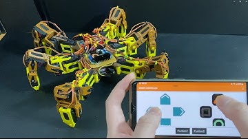 Control Hexapod With Smartphone. Bluetooth HC-06 module.