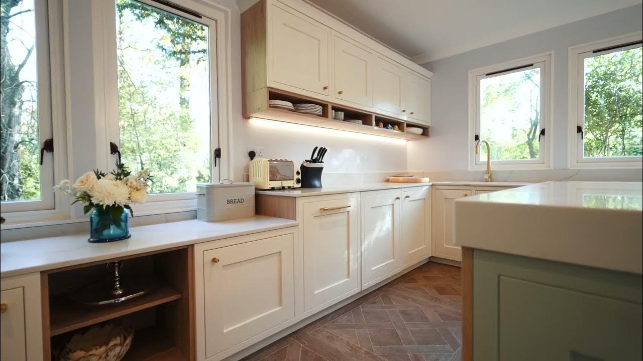 Bespoke In Frame kitchen Design in Langbank, Scotland by Caddisfly