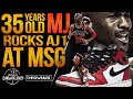 The Game a 35 Years Old Michael Jordan Rocked OG Jordans 1 And Put On a Show at MSG!