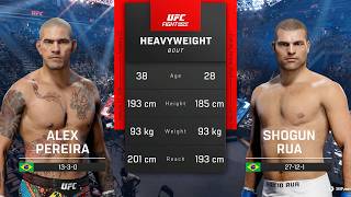 EA Sports UFC 6 - Alex Pereira Vs Shogun Rua I FULL FIGHT (PS5)