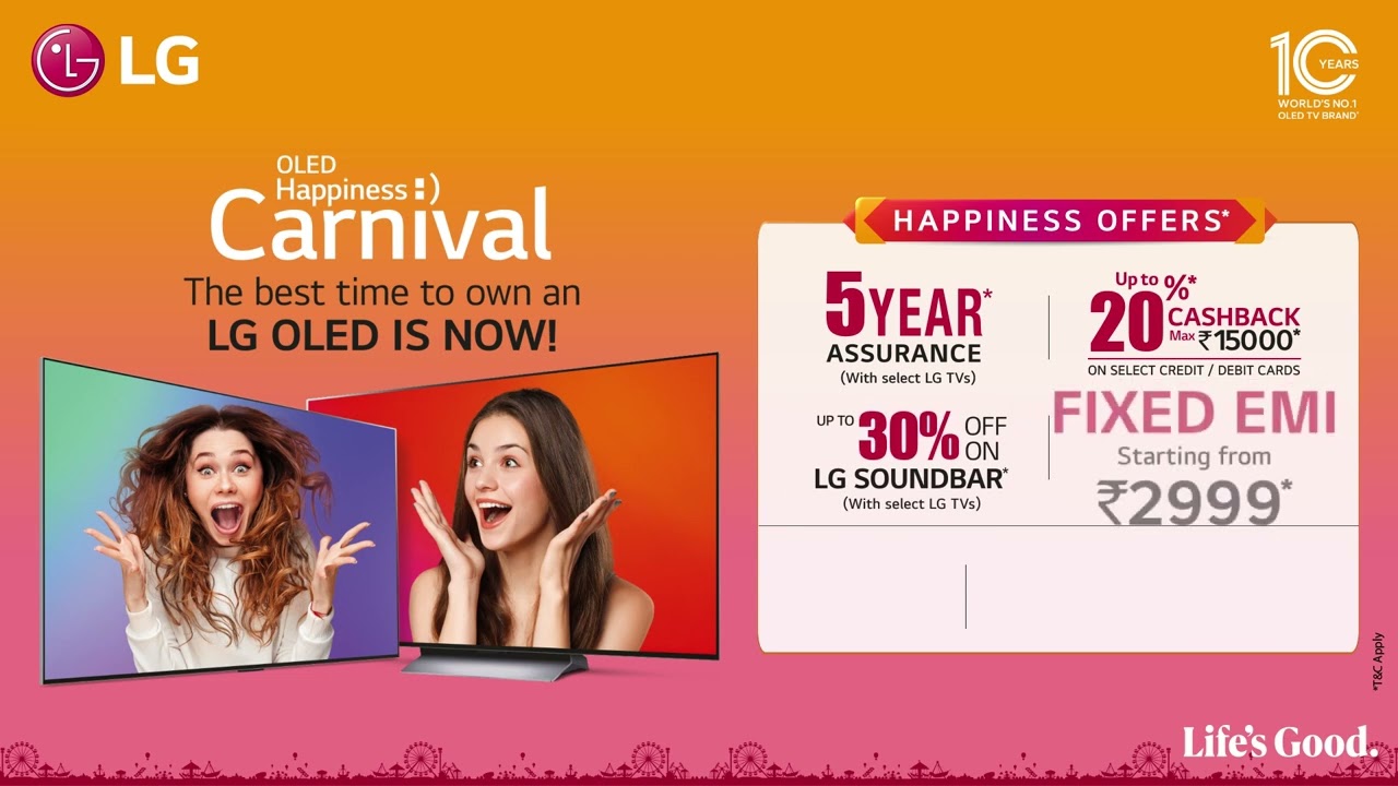 OLED Happiness Carnival | LG Best OLED TV | LG Best Shop Vijayawada
