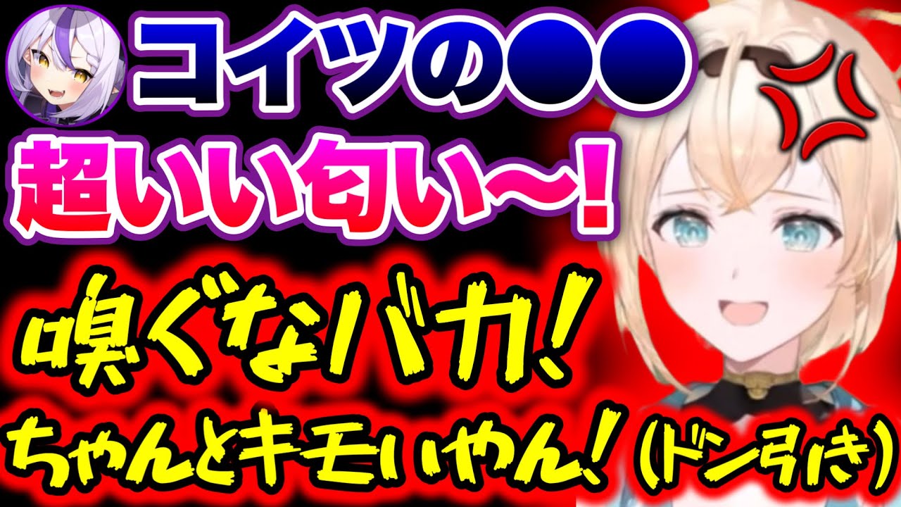 風真の●●の匂いを嗅いでドン引きされるラプラスwww【ホロライブ切り抜き/風真いろは/ラプラスダークネス】