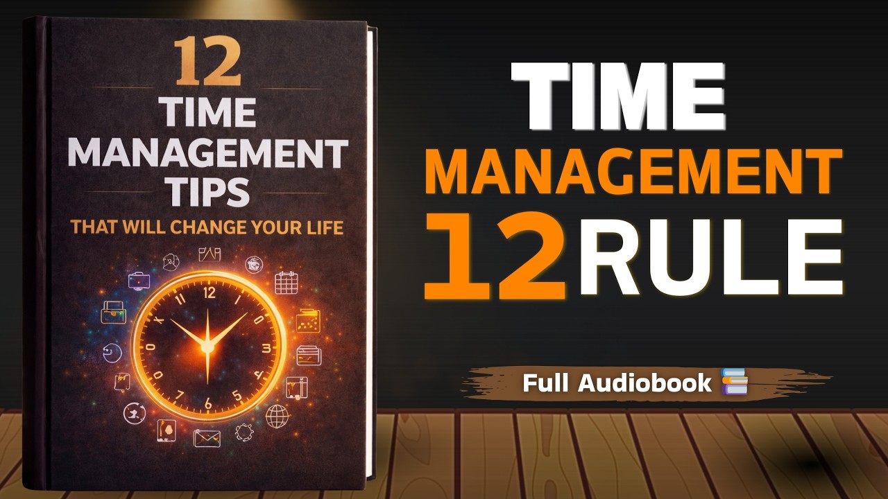 12 Time Management Tips That Will Change Your Life |  Full Audiobook Summary
