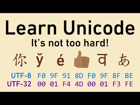 Unicode, in friendly terms: ASCII, UTF-8, code points, character encodings, and more