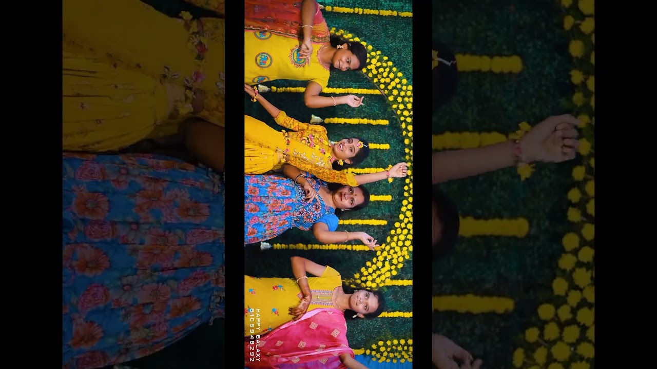Left Right Trending Reel | Shrithika Half Saree | Haldi Ceremony | Happy Galaxy Photography