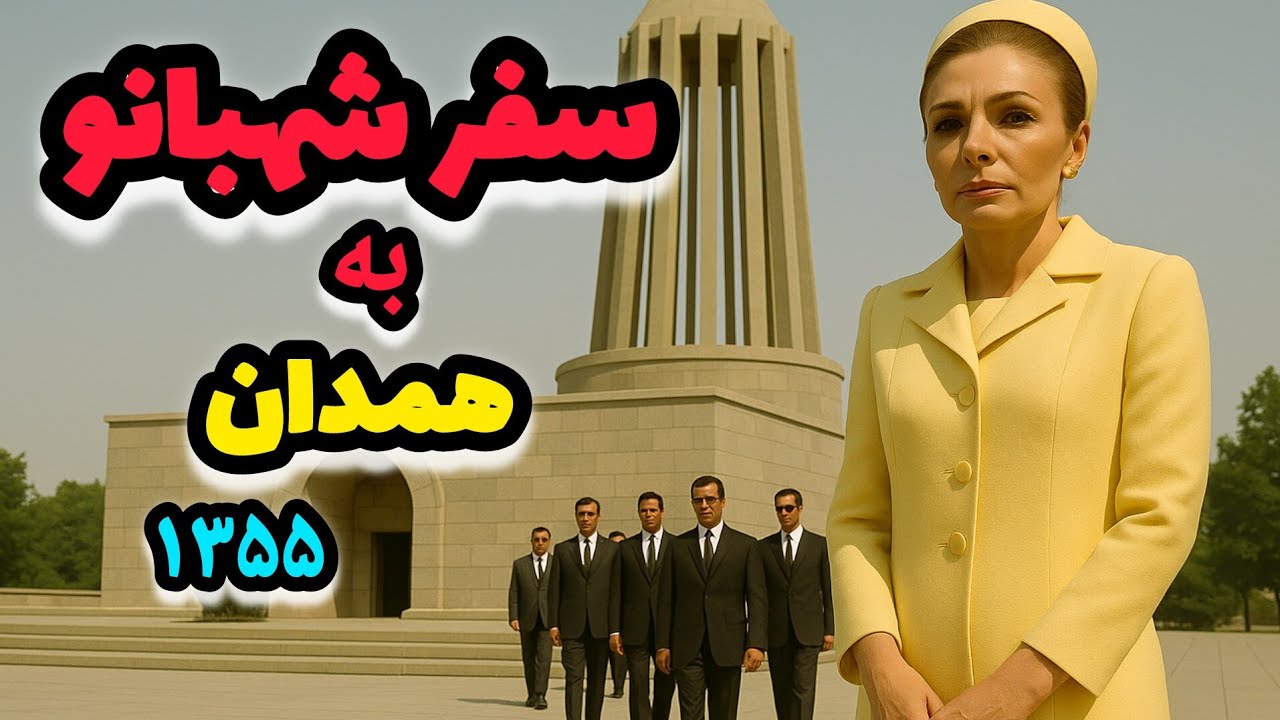 بازدید تاریخی شهبانو فرح پهلوی از همدان و استقبال بی‌نظیر مردم  | سال ۱۳۵۵